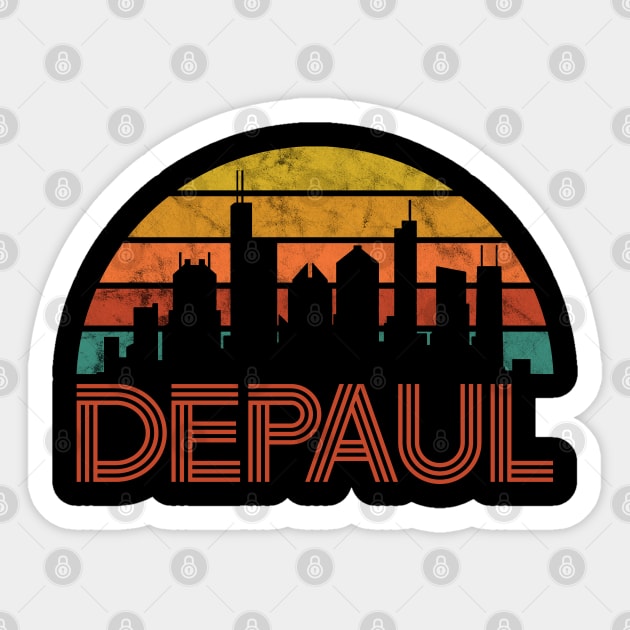 Show your DePaul Pride! Sticker by MalmoDesigns